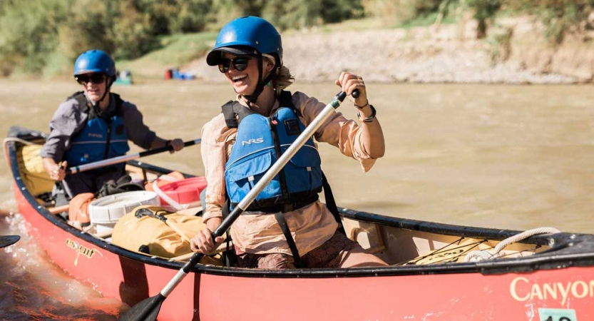 canoeing trip for adults in big bend